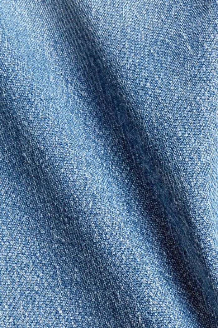 Jeans met knoopsluiting, BLUE MEDIUM WASHED, detail image number 4