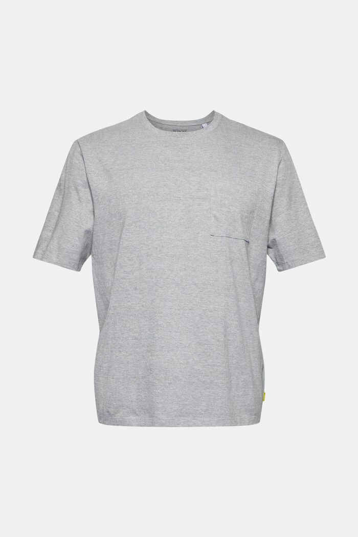 Jersey T-shirt, biologisch katoen/LENZING™ ECOVERO™, MEDIUM GREY, detail image number 0