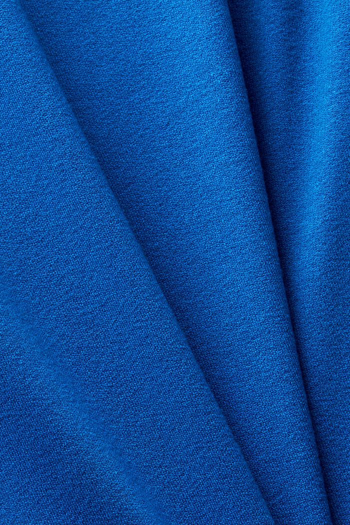 Gesmokt shirt met lange mouwen, LENZING™ ECOVERO™, BRIGHT BLUE, detail image number 5