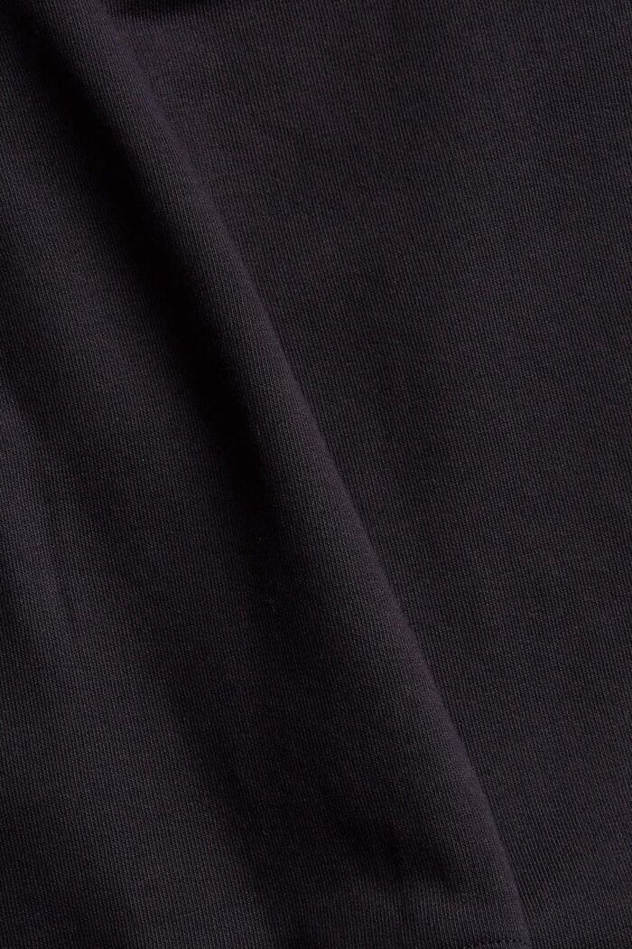 Sweatshort van een katoenmix, BLACK, detail image number 5