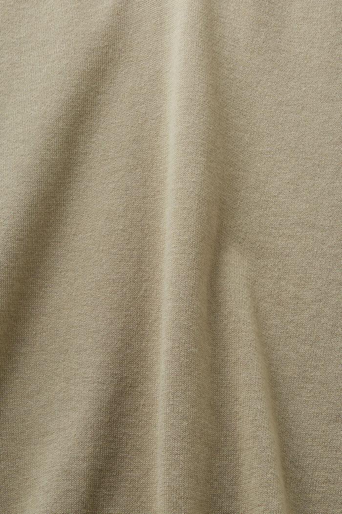 Gebreide trui met korte mouwen, DUSTY GREEN, detail image number 5