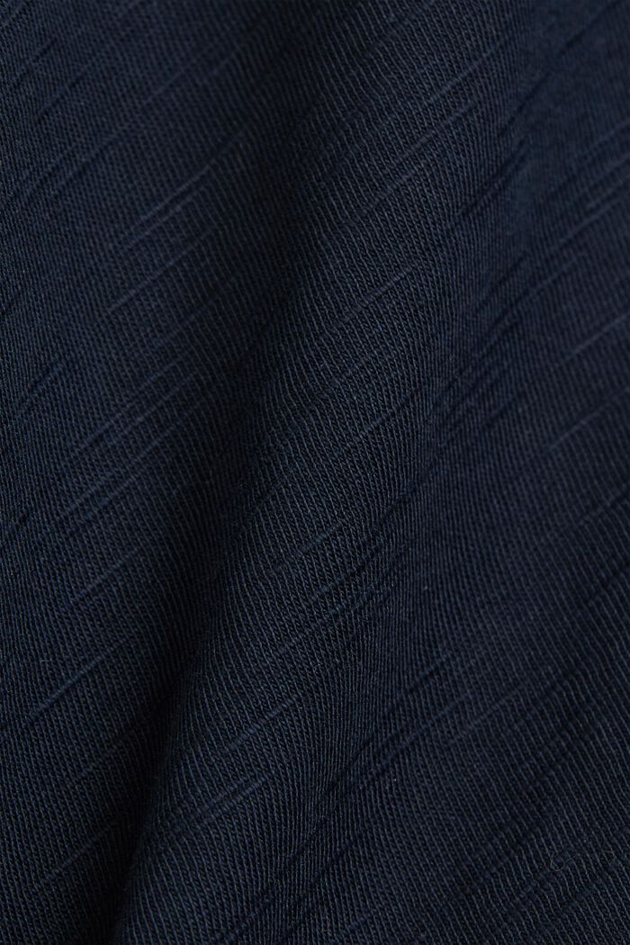 Jersey shirt van 100% biologisch katoen, NAVY, detail image number 4