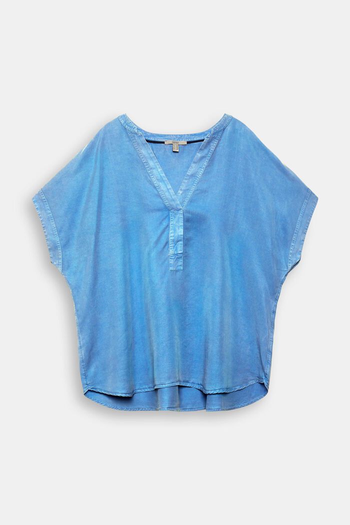 CURVY van TENCEL™: casual blouse, LIGHT BLUE LAVENDER, overview