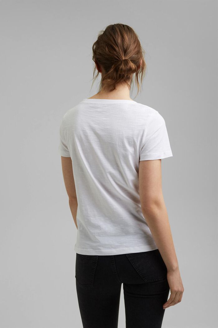 T-shirt van 100% organic cotton, WHITE, detail image number 3