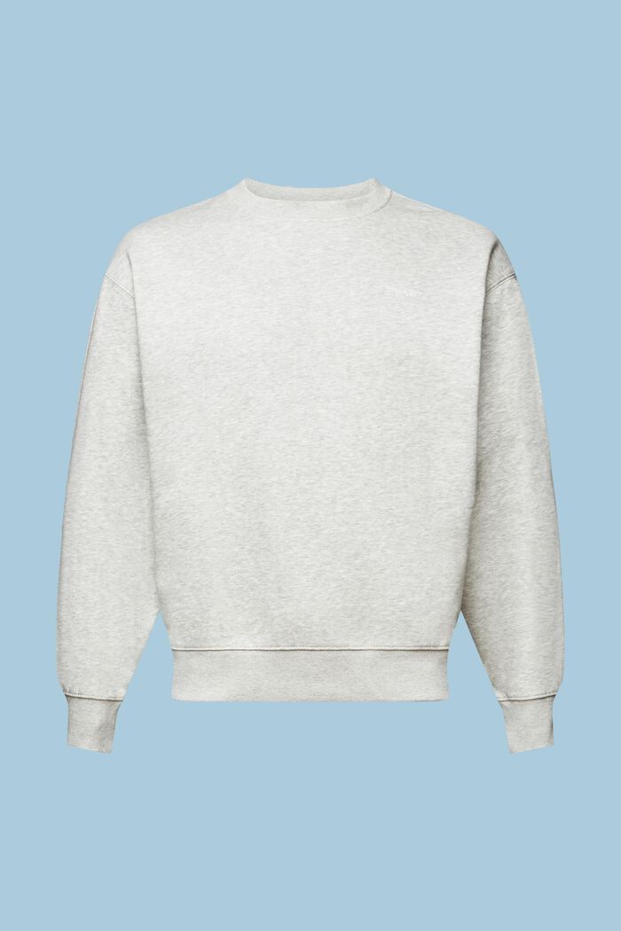 Sweatshirt met logoprint, LIGHT GREY, detail image number 6