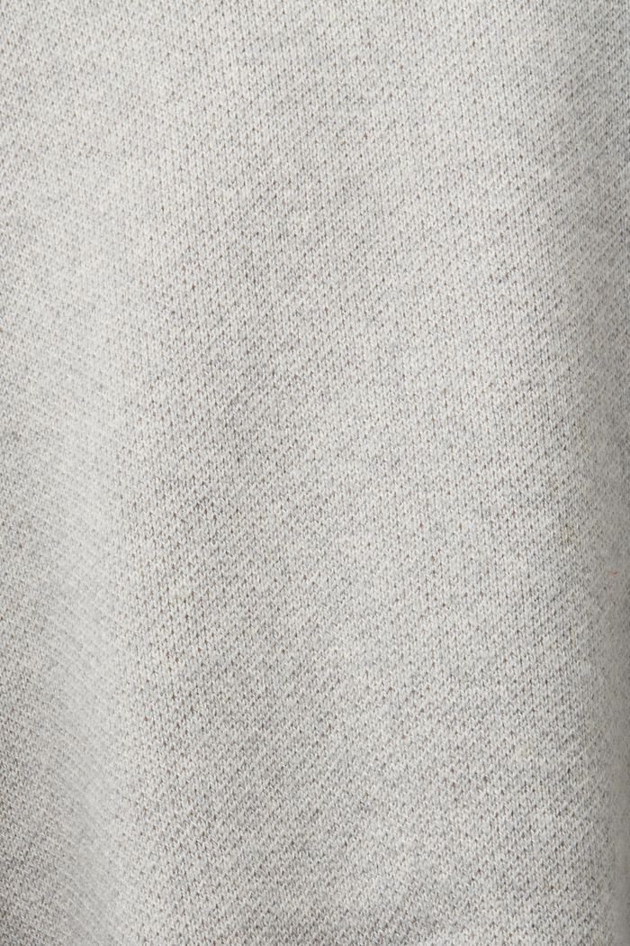 Bloemig vest van een jacquard-breisel, LIGHT GREY, detail image number 6
