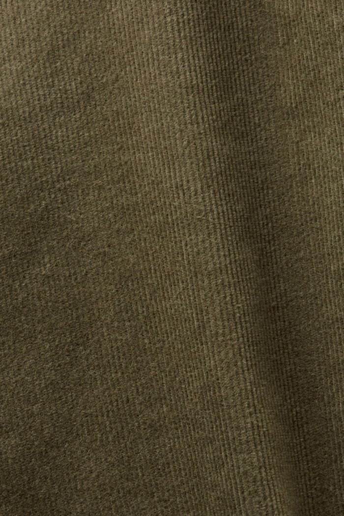Straight fit corduroy broek, KHAKI GREEN, detail image number 5