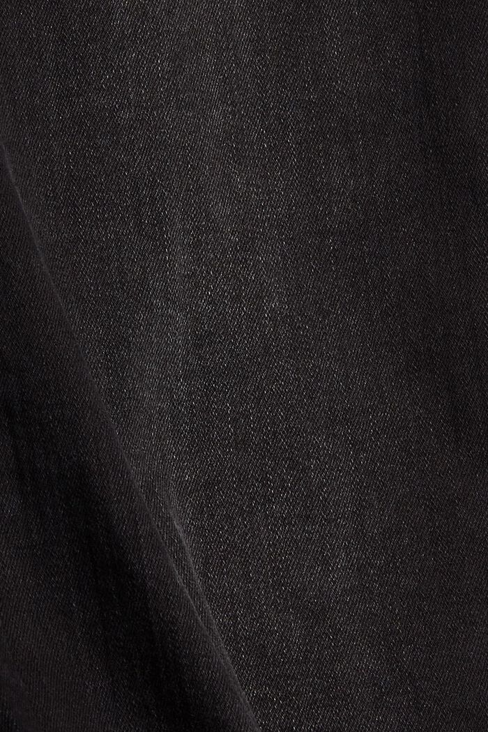 Stretchjeans van een mix met biologisch katoen, BLACK DARK WASHED, detail image number 4