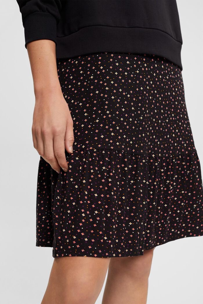 2-in-1 mini-jurk, LENZING™ ECOVERO™, BLACK, detail image number 4