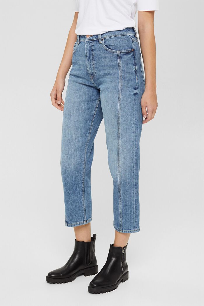 7/8-jeans van biologisch katoen met fashion fit