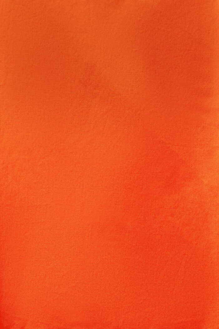 Overhemd van katoen-popeline met knoopsluiting, BRIGHT ORANGE, detail image number 4