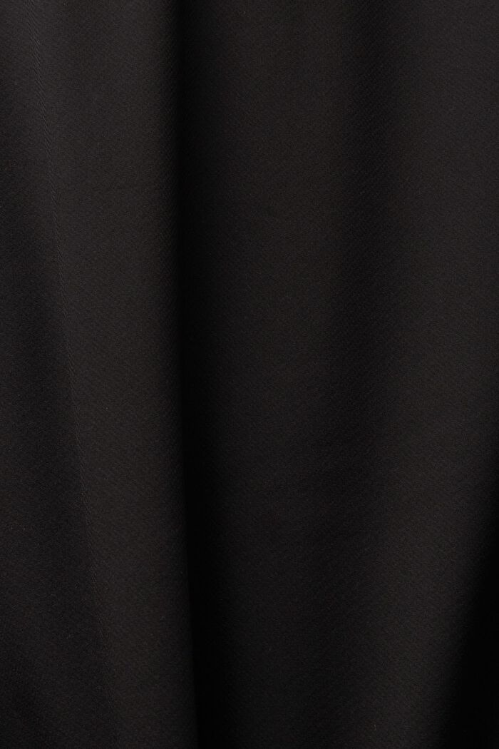 Softshell jas met visgraatmotief, BLACK, detail image number 5