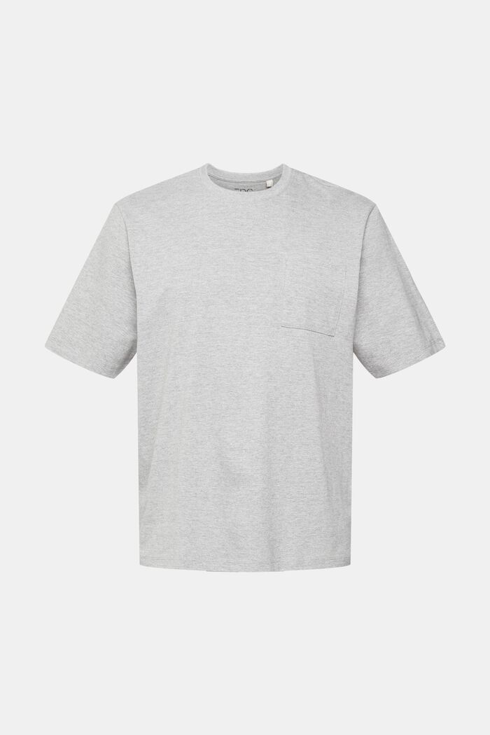 Gemêleerd jersey T-shirt, LENZING™ ECOVERO™, MEDIUM GREY, detail image number 6