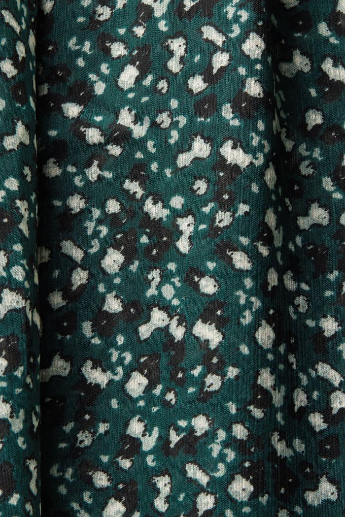 Chiffon blouse met motief, BOTTLE GREEN, detail image number 5