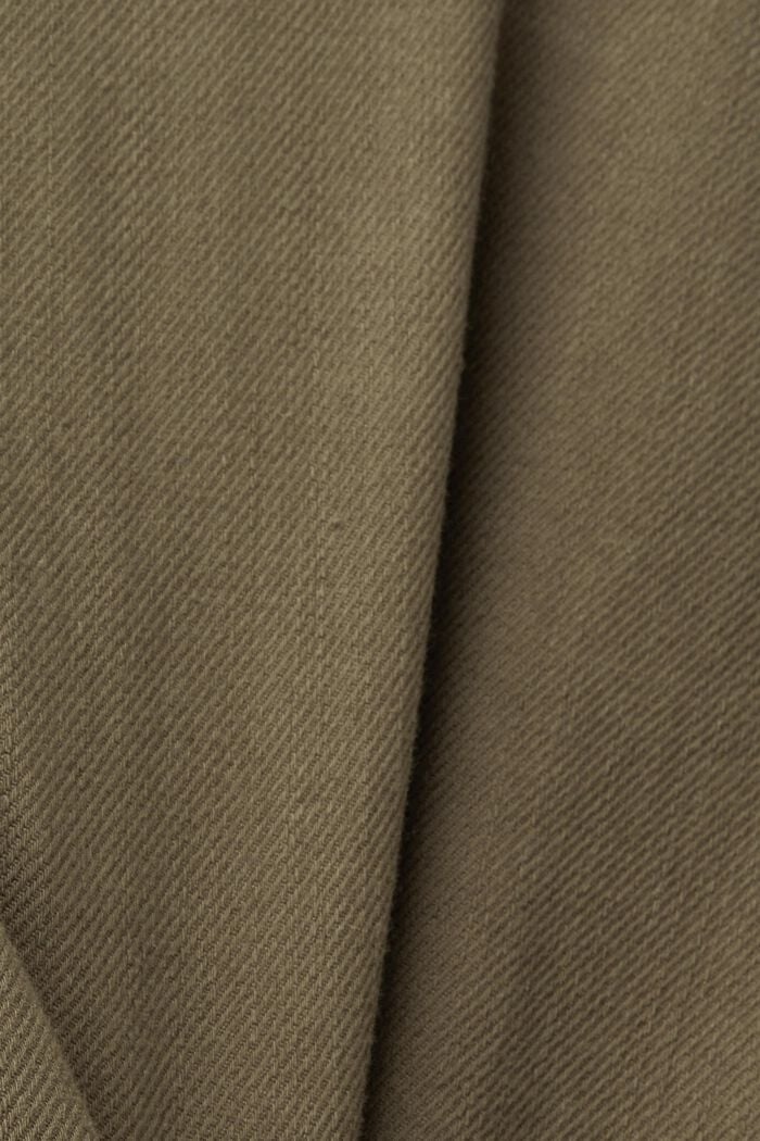 Utiliyjack met elastiek in de taille, KHAKI GREEN, detail image number 5
