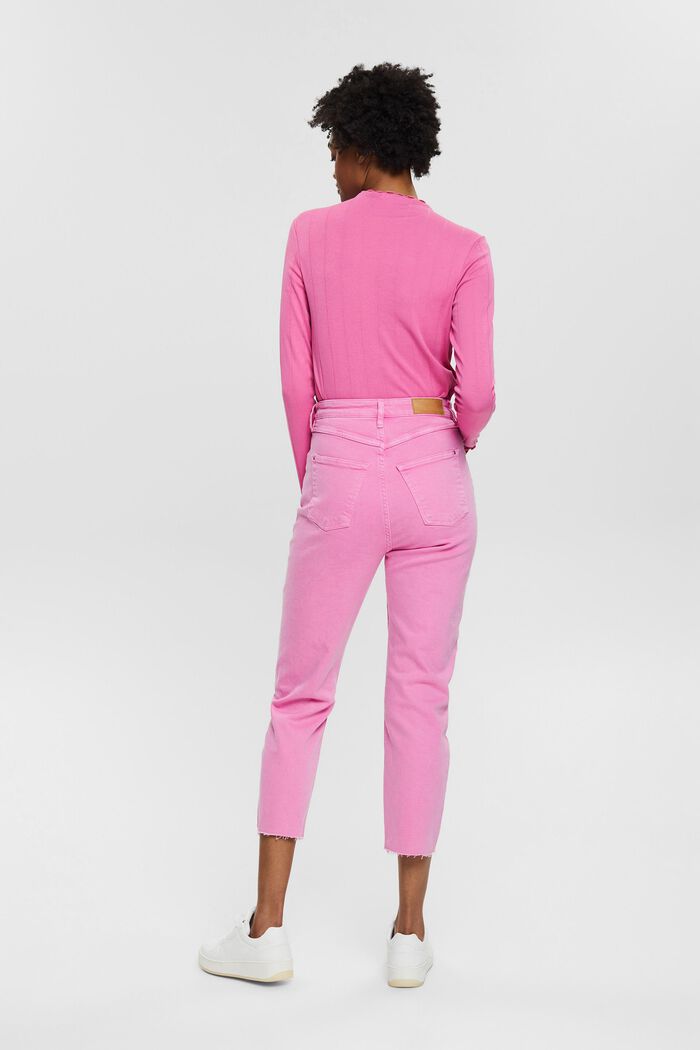 Kleurige katoenen jeans, PINK, detail image number 3