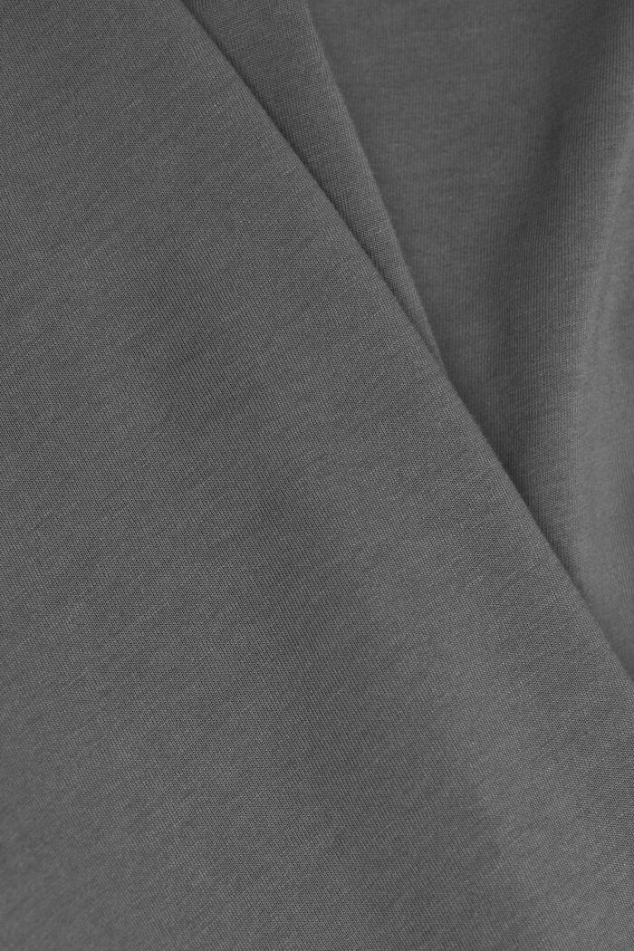 Jersey T-shirt, 100% katoen, DARK GREY, detail image number 5
