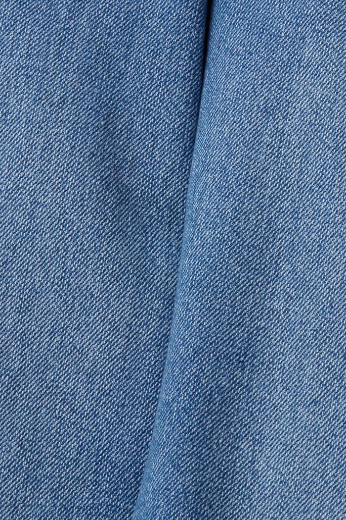 Duurzame katoenen jeans met ballonmodel, BLUE MEDIUM WASHED, detail image number 7