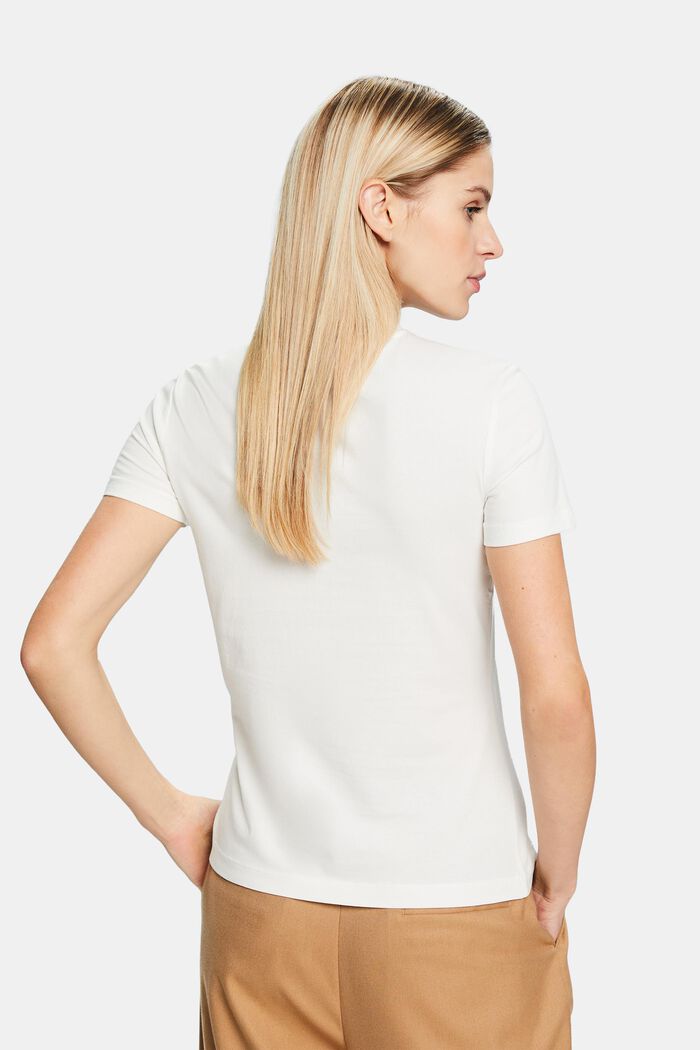 T-shirt met ronde hals, OFF WHITE, detail image number 3