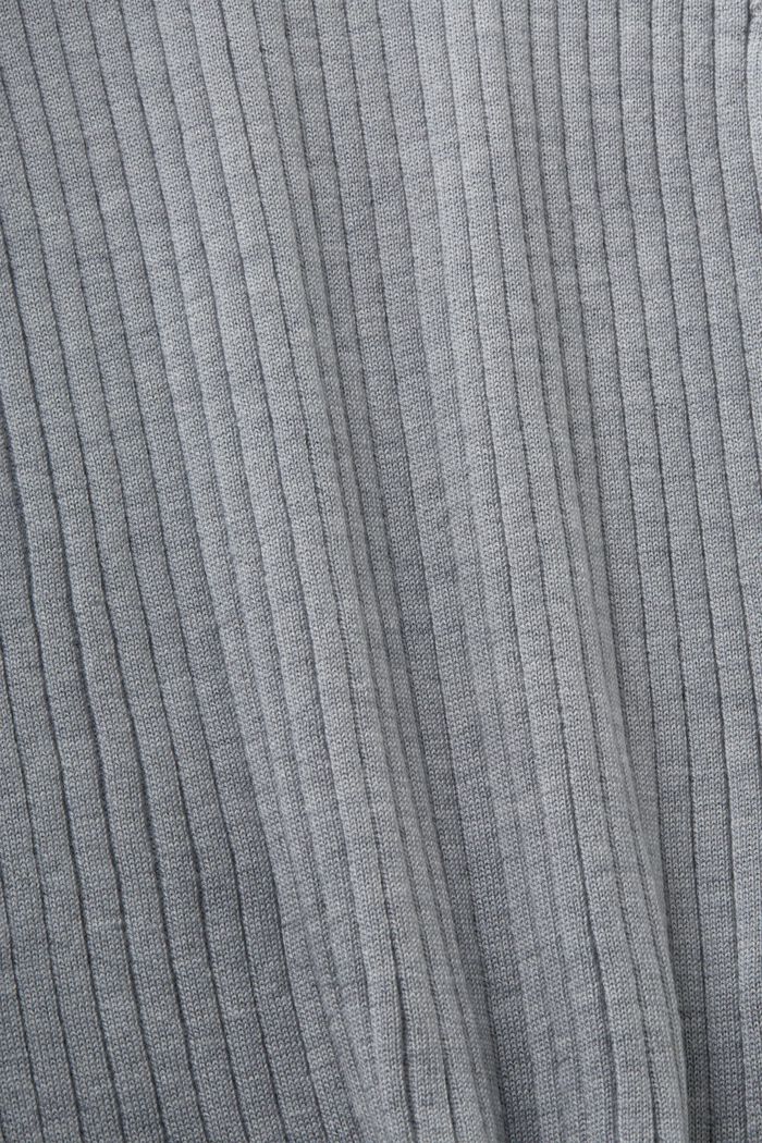 Mouwloze trui van superfijne merinoswol, MEDIUM GREY, detail image number 5