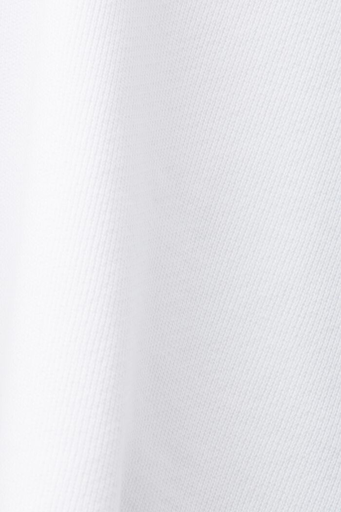 Cropped hoodie, 100% katoen, WHITE, detail image number 5