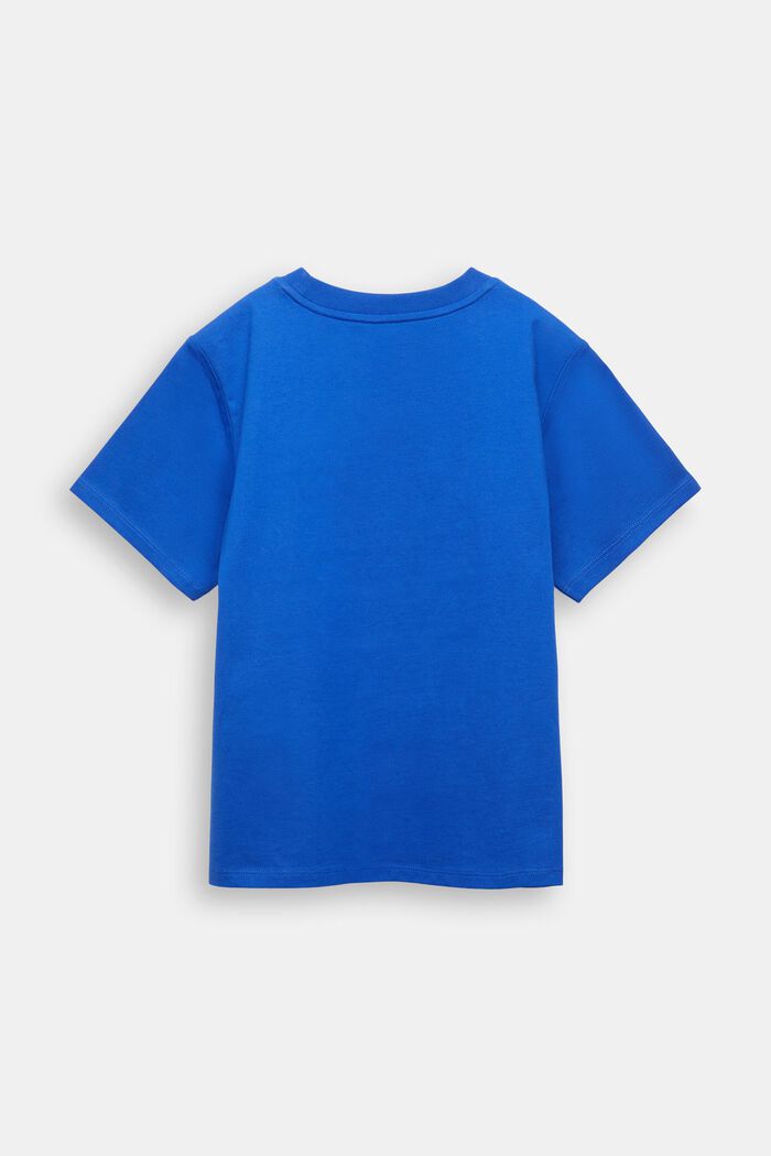 Grafisch T-shirt van katoen-jersey, BRIGHT BLUE, detail image number 3