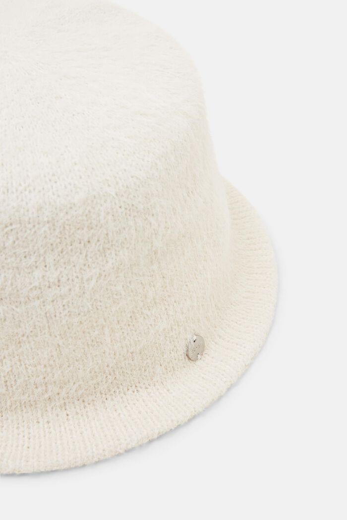 Gebreide bucket hat, ICE, detail image number 1