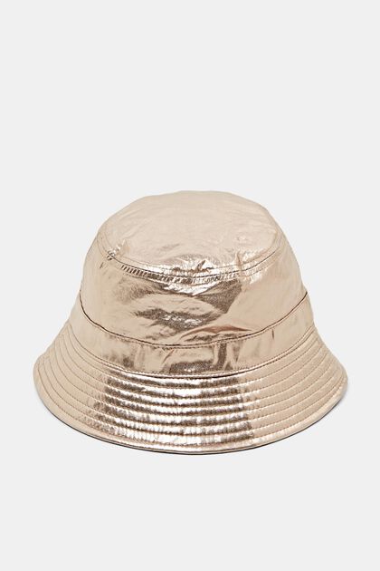 Metallic bucket hat
