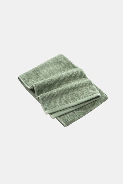 Handdoek van 100% katoen, SOFT GREEN, overview