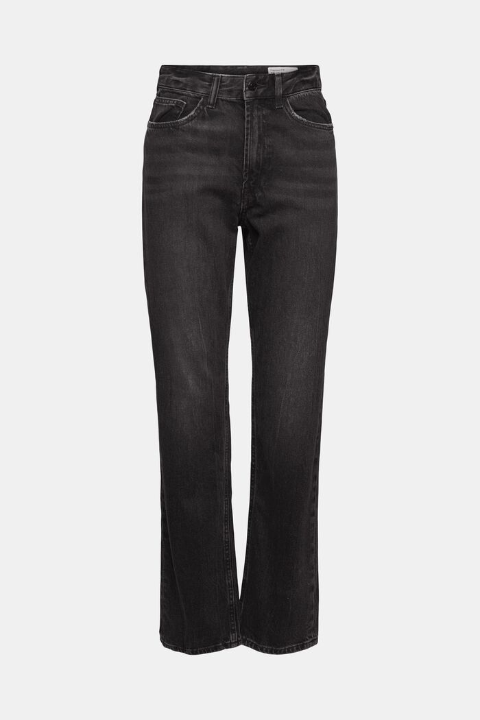 Jeans met modieus model, BLACK DARK WASHED, overview