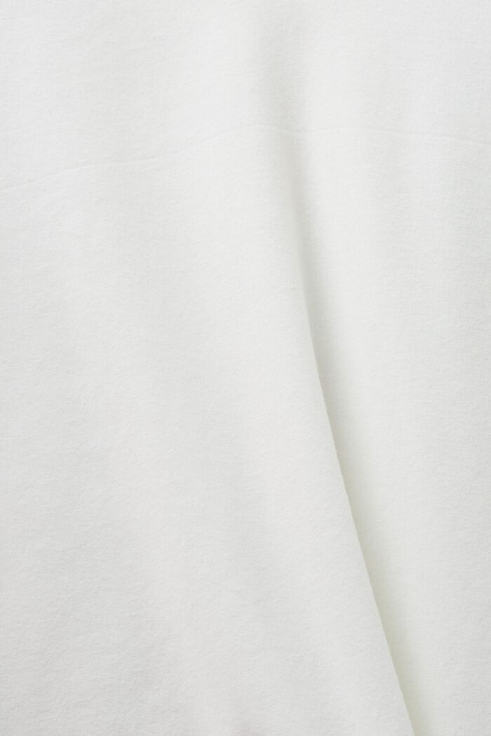 Basic jersey top met lange mouwen, OFF WHITE, detail image number 5