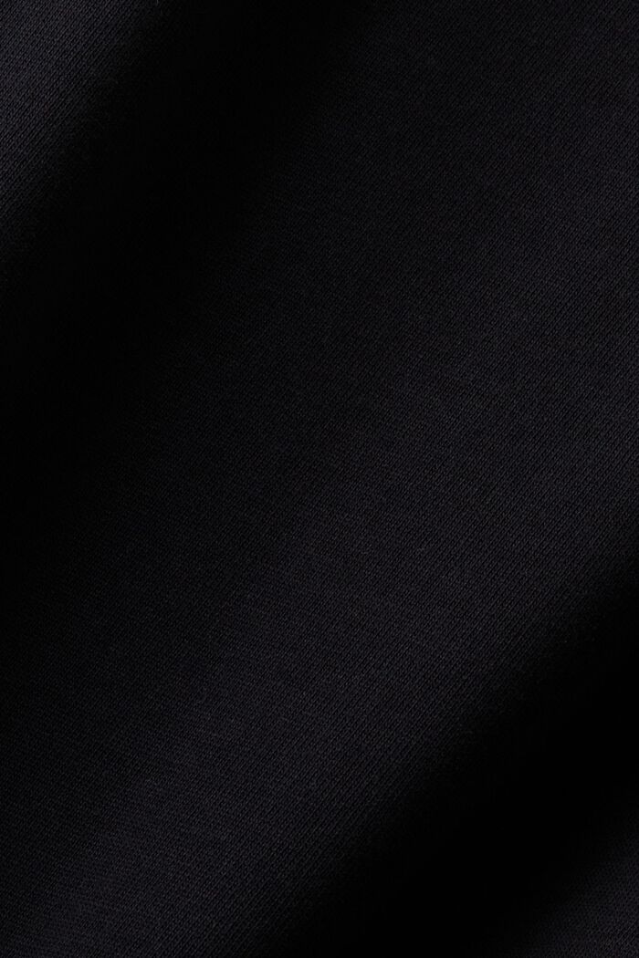 Shirt met logo, 100% katoen, BLACK, detail image number 0
