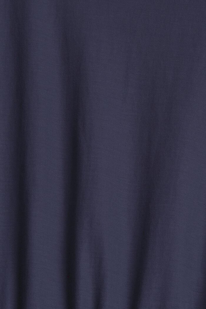 Getailleerde midi-jurk met LENZING™ ECOVERO™, ANTHRACITE, detail image number 4