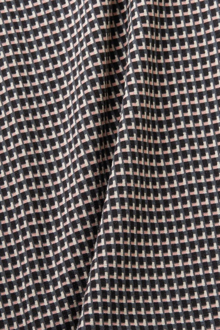 Pyjama met motief all-over, BLACK, detail image number 4