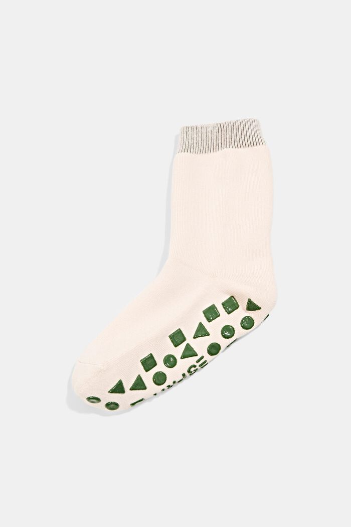 Stroeve sokken van een mix met biologisch katoen, ORCHID, detail image number 0
