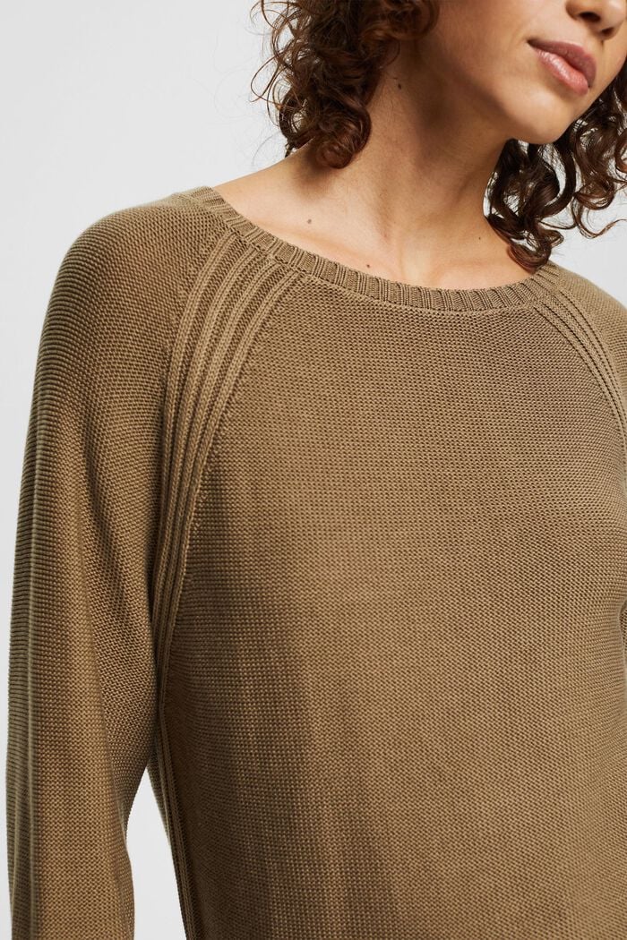 Fashion Sweater, KHAKI GREEN, detail image number 2