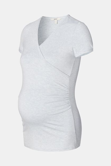 Zwangerschapsshirt met wikkellook