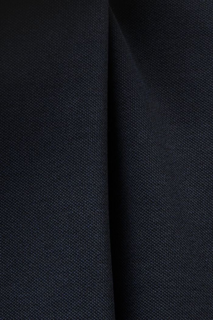 Pull-on broek met wijde pijpen en permanente vouw, BLACK, detail image number 4