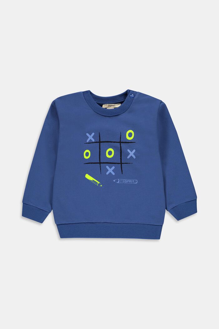Sweatshirt met print, BLUE, detail image number 0