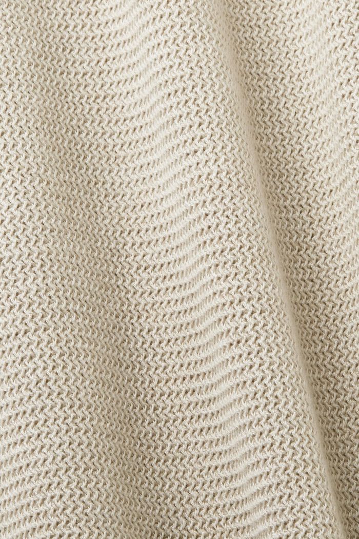 Gestreepte sweater, LIGHT TAUPE, detail image number 4