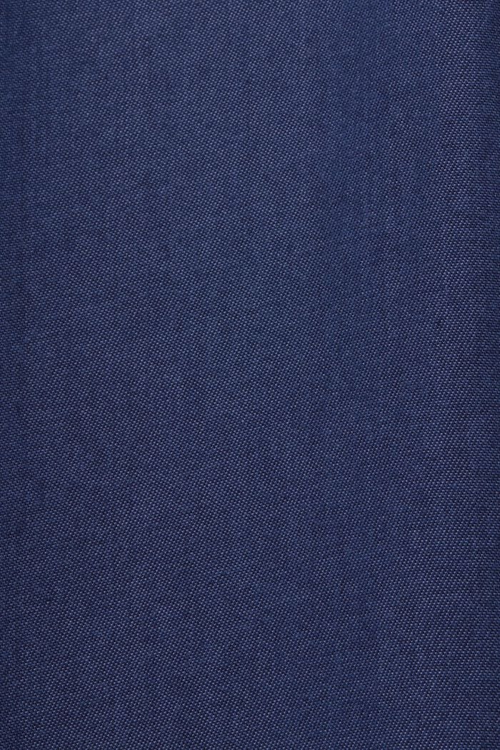 Overhemdjurk met denim look en ceintuur, TENCEL™, BLUE DARK WASHED, detail image number 5
