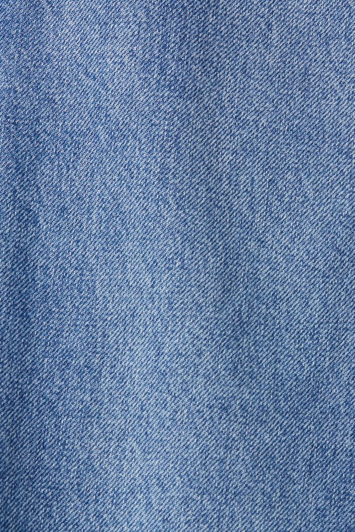 Jeans met hoge taille, BLUE MEDIUM WASHED, detail image number 6