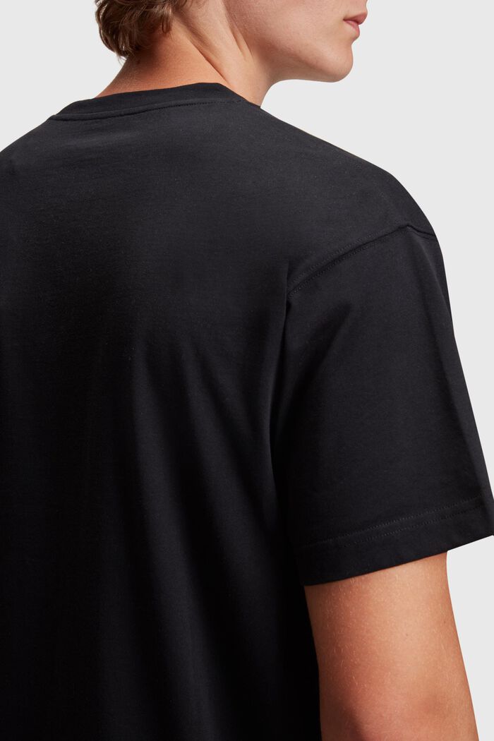 AMBIGRAM T-shirt met blokkenprint, BLACK, detail image number 3