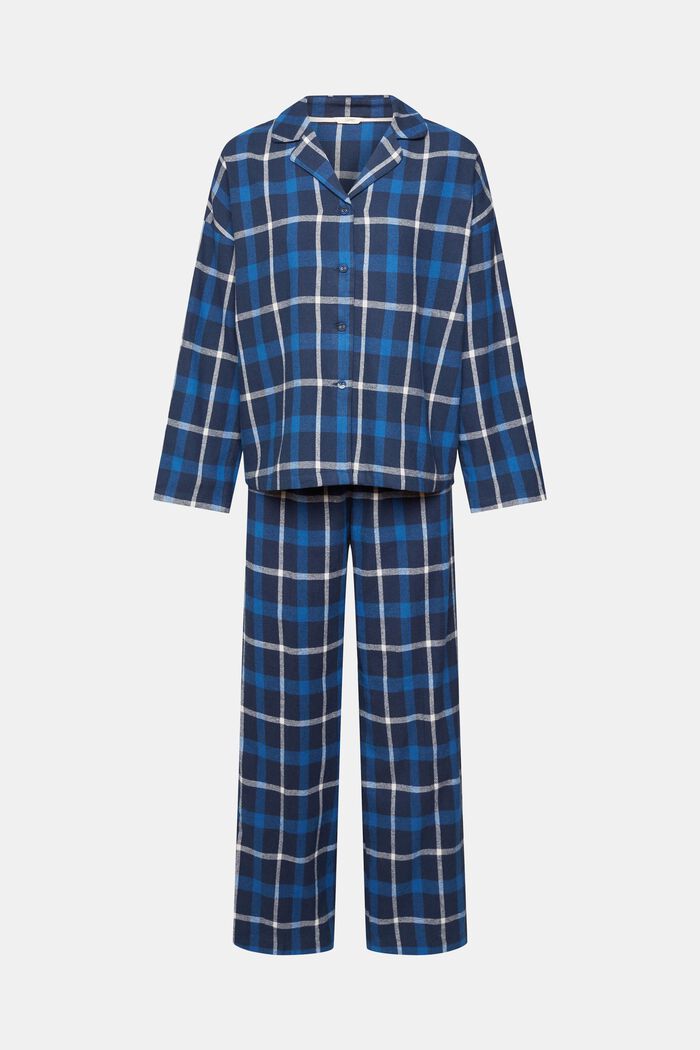 Geruite flanellen pyjama, INK, detail image number 5