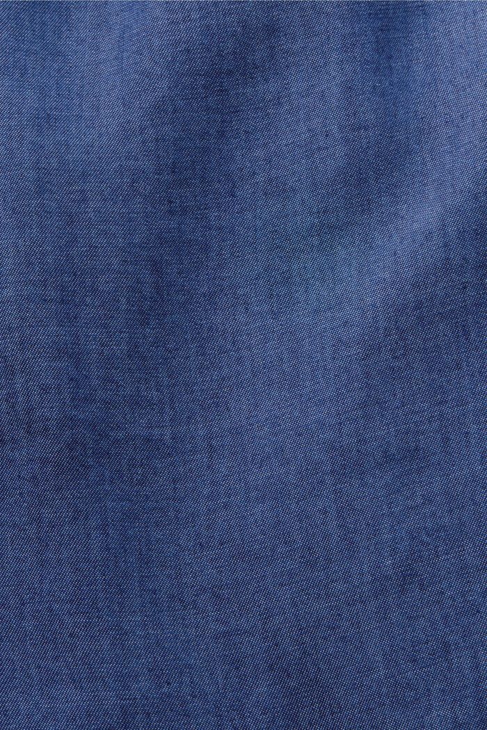 Oversized overhemdblouse, TENCEL™, BLUE DARK WASHED, detail image number 6
