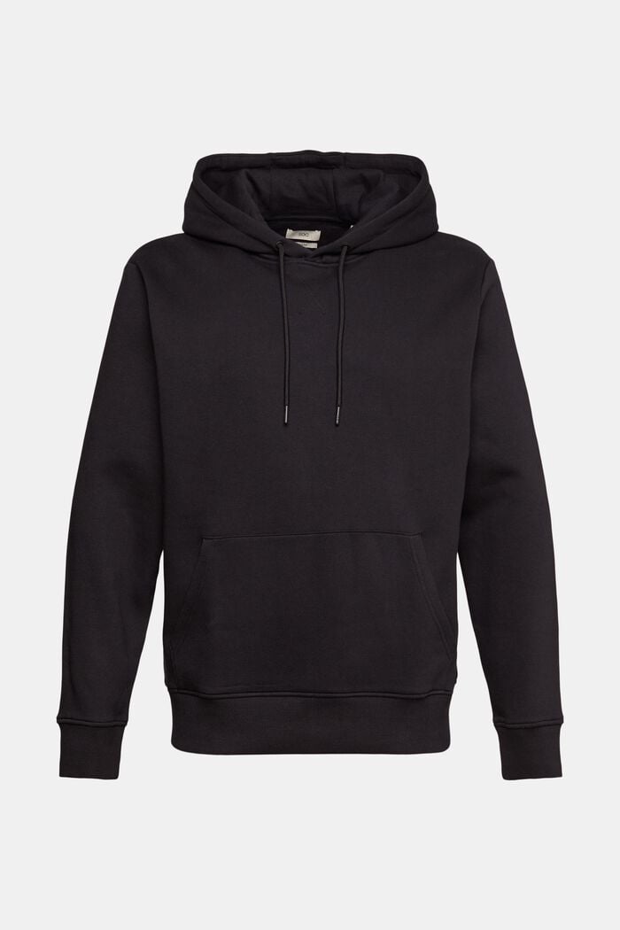 Gerecycled: sweatshirt met capuchon, BLACK, detail image number 6