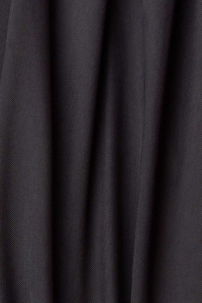 Luchtig gebreide midi-jurk, BLACK, detail image number 5