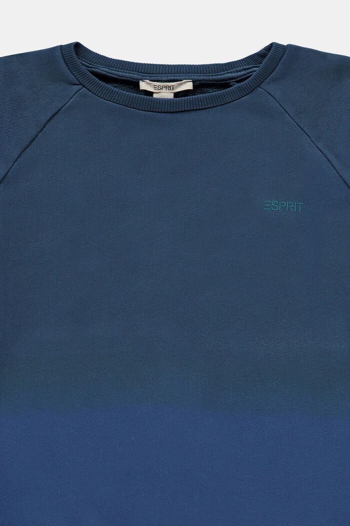 Tie-dye sweatshirt, TEAL GREEN, detail image number 2