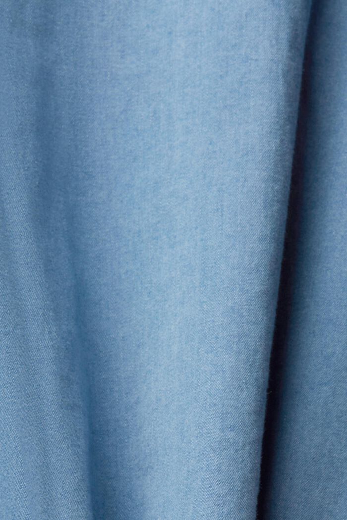 Denim shirt, BLUE BLEACHED, detail image number 7