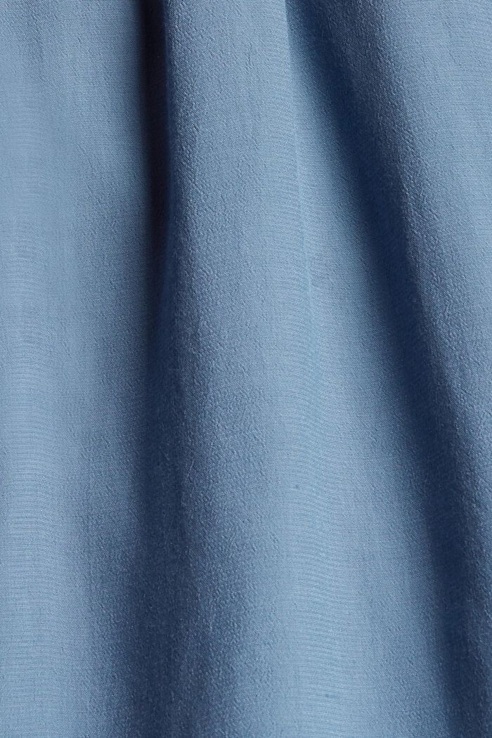 Effen jurk, LENZING™ ECOVERO™, GREY BLUE, detail image number 4